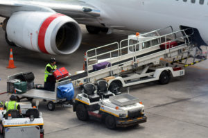 luggage handlers and workers